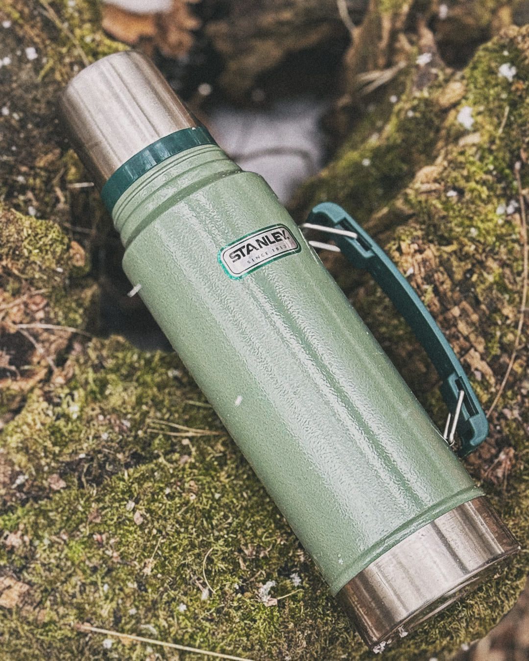 Термос Stanley Legendary Classic (1л), зеленый без гравировки &ndash; Tags UA
