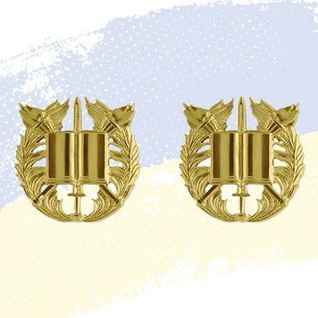 Металевий знак на погонну муфту курсанта &ndash; Tags UA