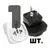Перехідник адаптер із китайської розетки CH на євророзетку EU для Ecoflow, Чорний &ndash; Tags UA